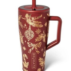 BrüMate Red and Gold Holiday Tumbler